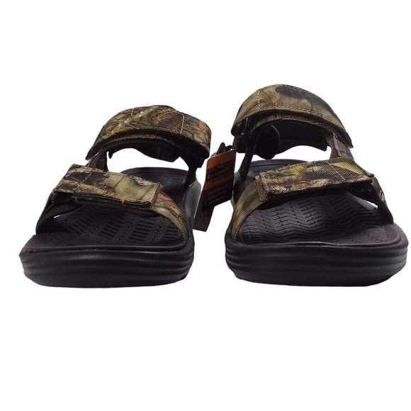 Skechers Men's NEW Sargo Namor Luxe Foam Camouflage Sandals Hook & Loop Straps - Picture 9 of 13